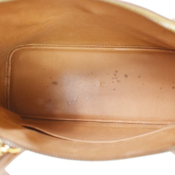 Authenticity Guarantee HERMES Bolide 35 Hand Bag Toile H Leather Canvas Brown Ma - Picture 16 of 16